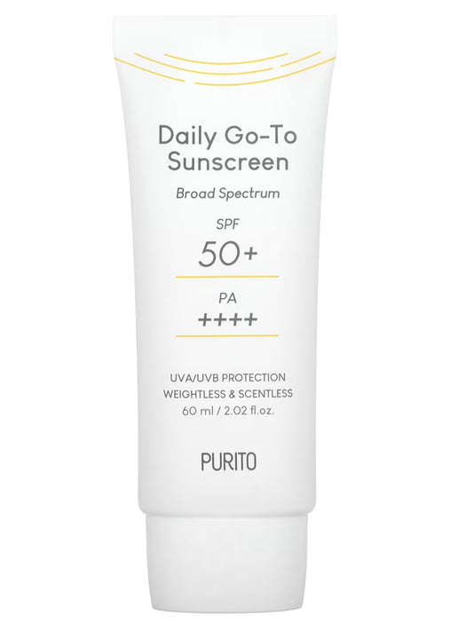 Purito, 
Daily Go-To Sunscreen, SPF 50+ PA++++, 2.02 fl oz (60 ml)