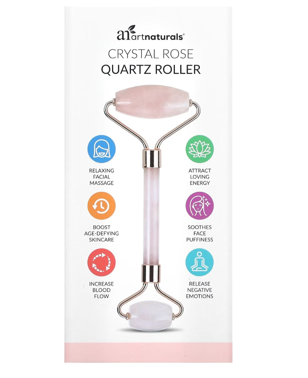 artnaturals

Crystal Rose Quartz Roller, 1 Roller