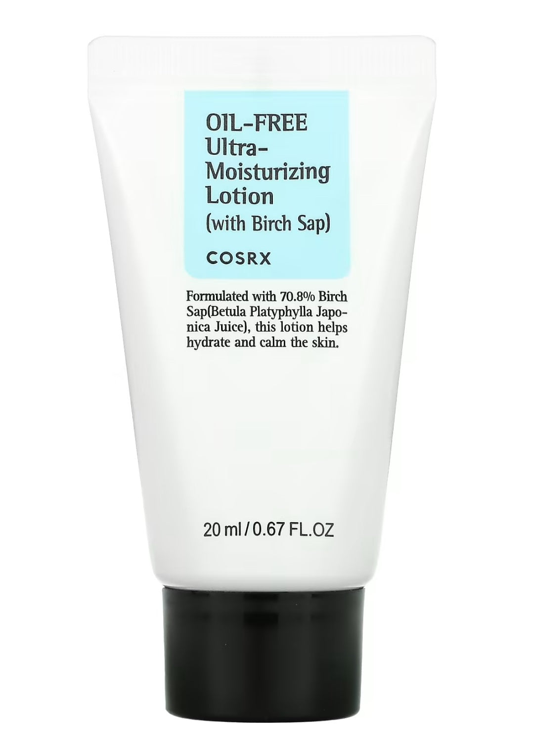 Cosrx, Oil-Free Ultra-Moisturizing Lotion with Birch Sap, 0.67 fl oz (20 ml