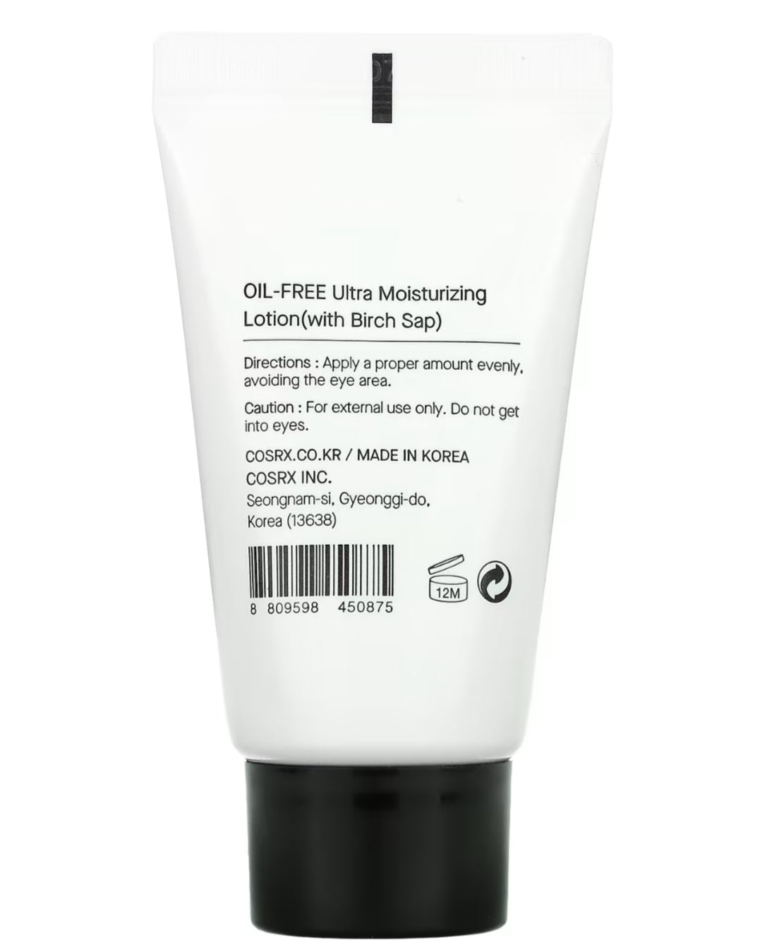 Cosrx, Oil-Free Ultra-Moisturizing Lotion with Birch Sap, 0.67 fl oz (20 ml