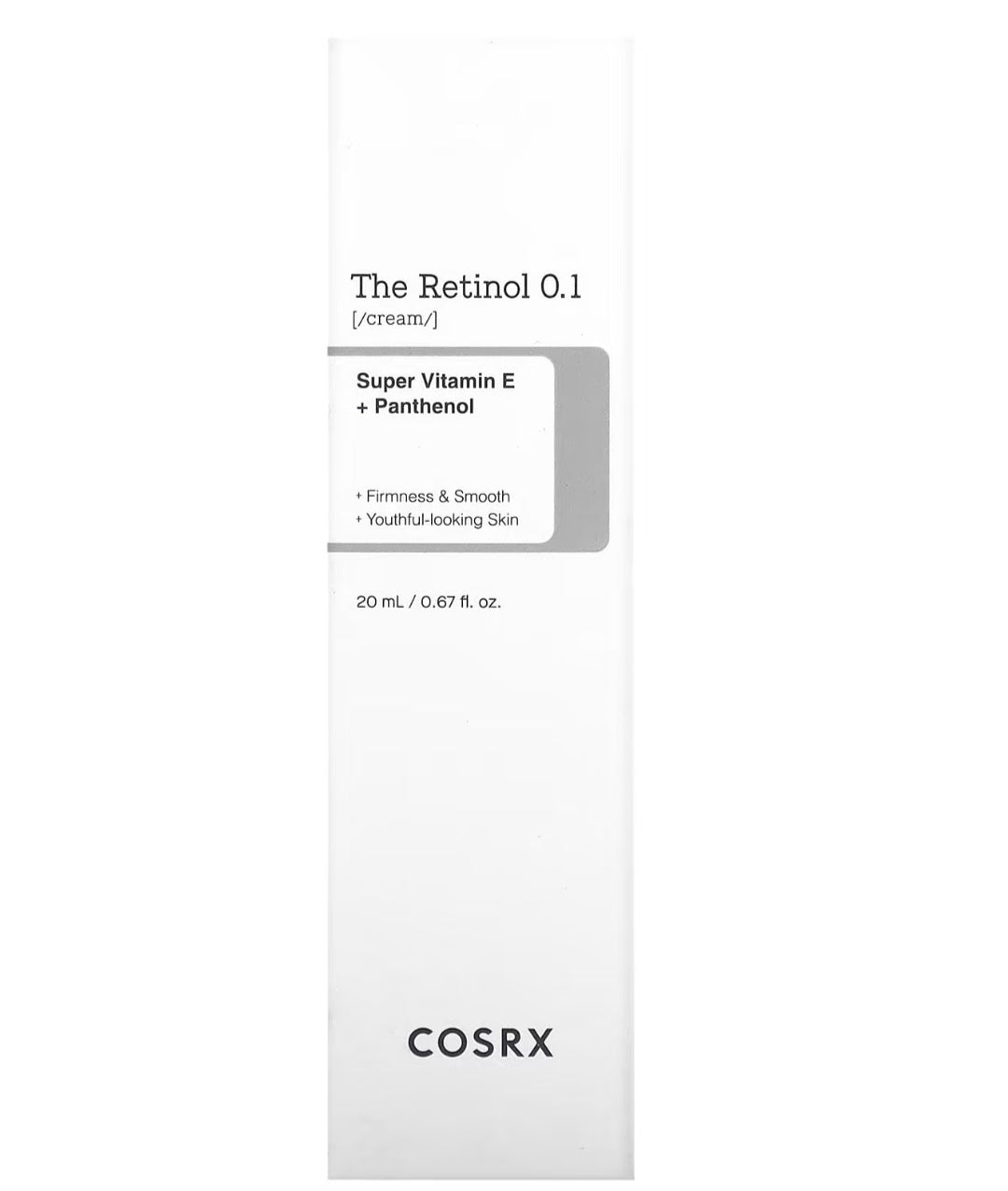 CosRx,
The Retinol 0.1 Cream, 0.67 fl oz (20 ml